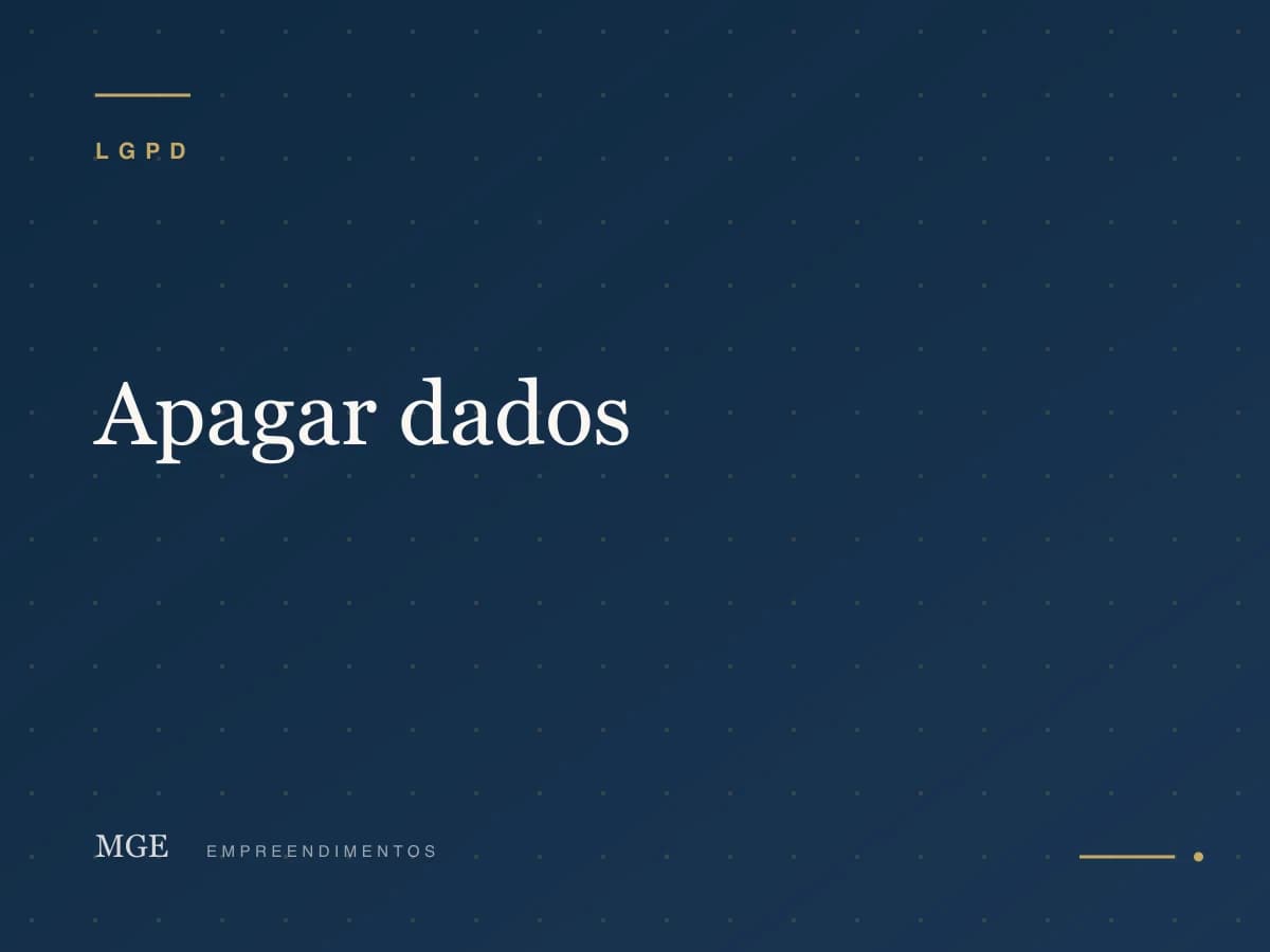 Apagar dados