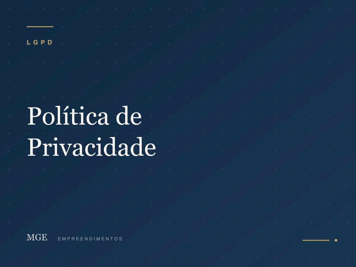 Política de Privacidade
